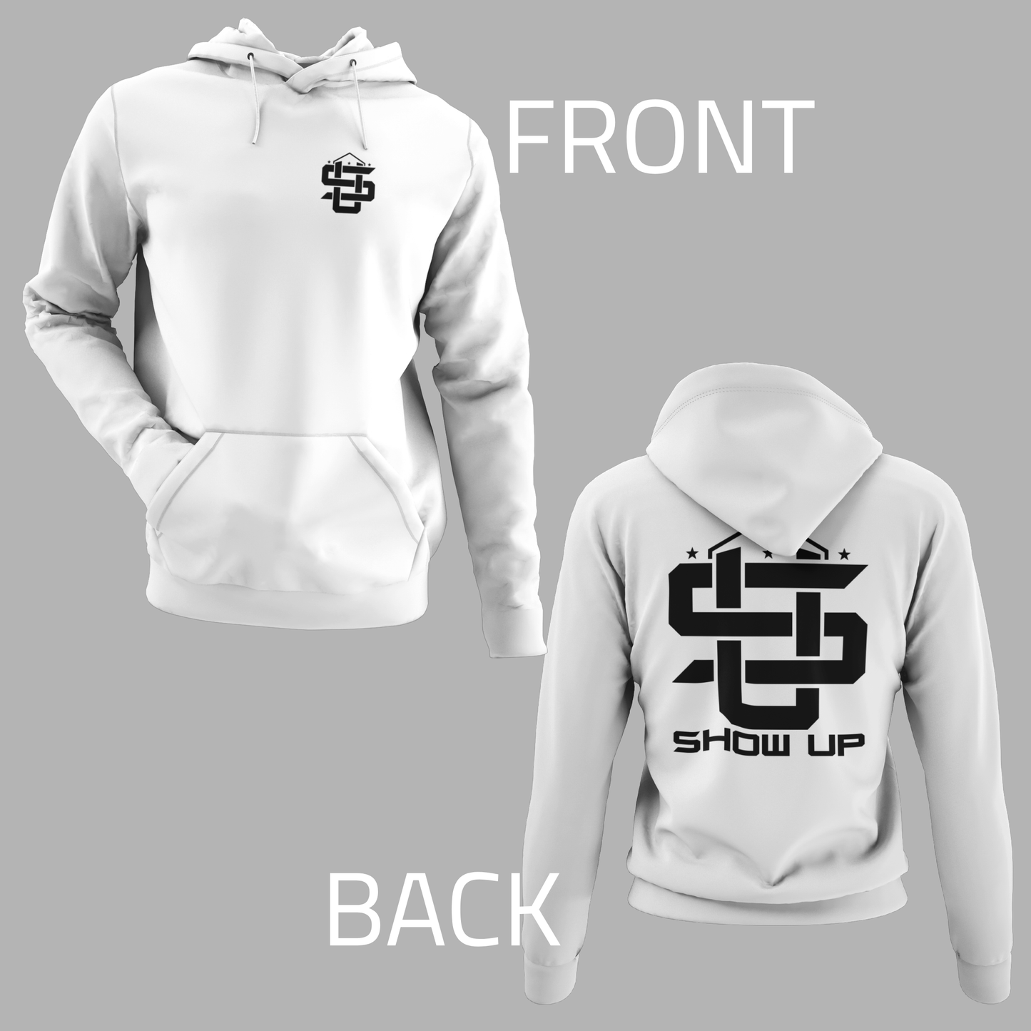 Show Up Badge Hoodie