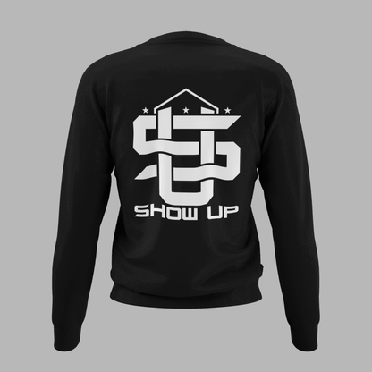 Show Up Badge Crewneck Sweatshirt