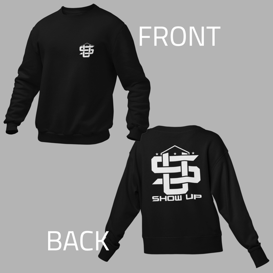 Show Up Badge Crewneck Sweatshirt